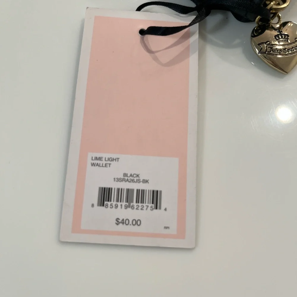 Juicy Couture Black and Gold Studded Wallet - Picture 5 of 5